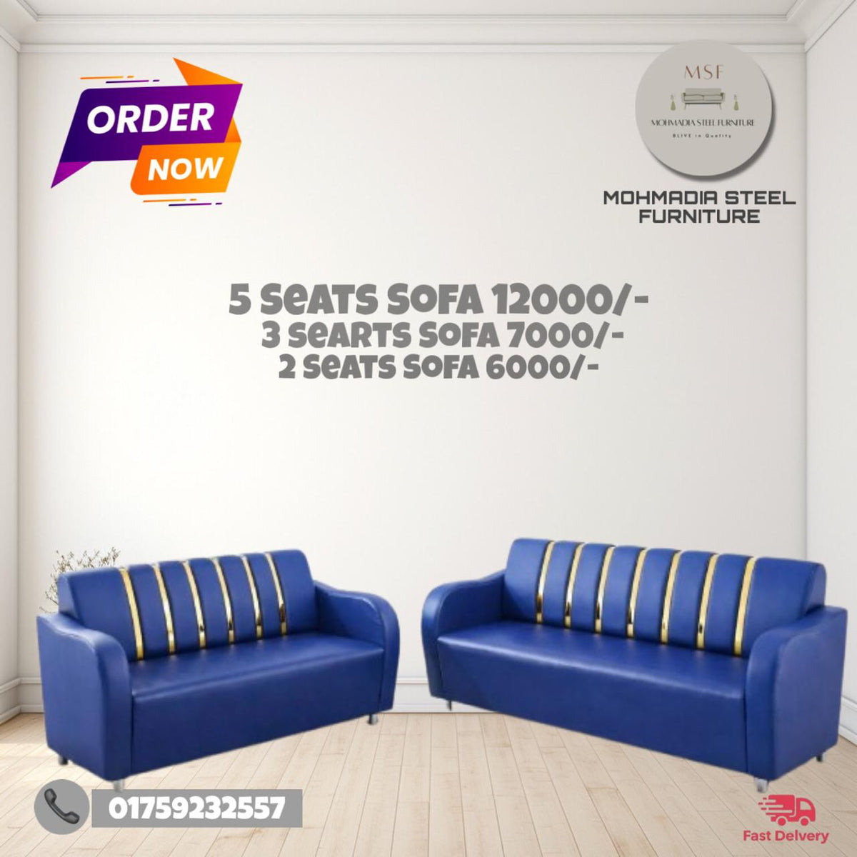 Golden Shik Sofa